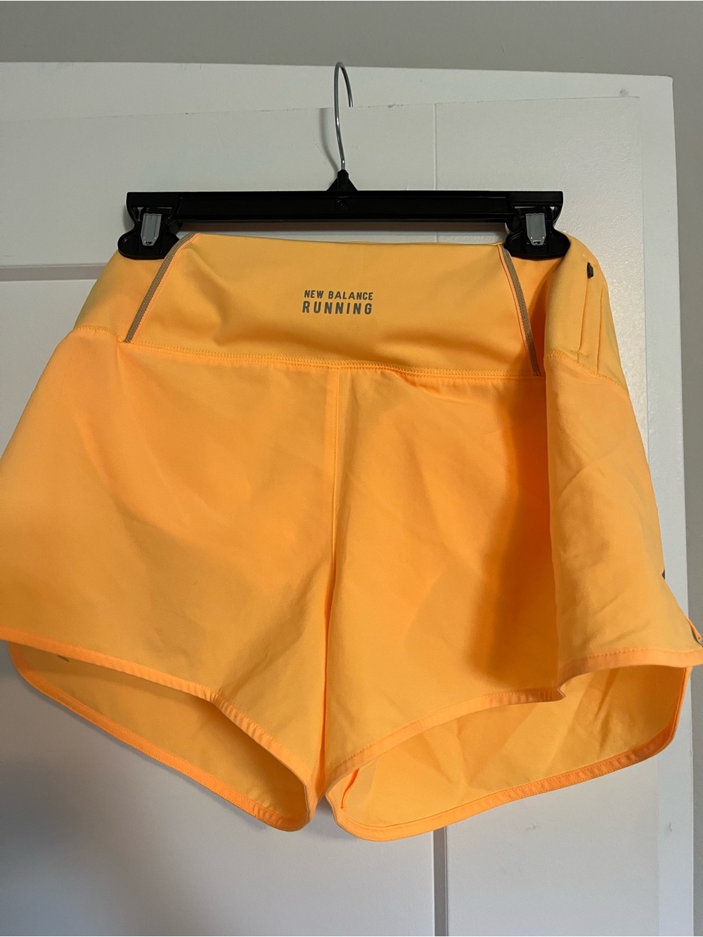 New Balance. Bright Peach Lightweight Athletic Running Shorts - Picture 5 of 5
